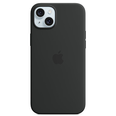 Custodia Apple in silicone con MagSafe nera per Apple iPhone 15 Plus