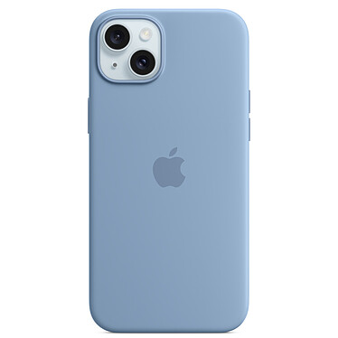 Funda de silicona con MagSafe azul invierno Apple iPhone 15 Plus
