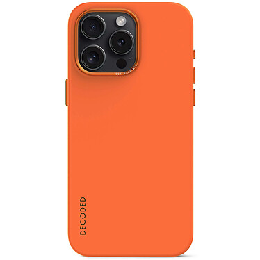 DECODED Coque Silicone Abricot iPhone 15 Pro Max