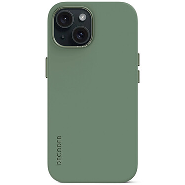 Funda de silicona verde DECODED iPhone 15 Plus