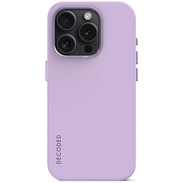 DECODED Silicone Case Lavender iPhone 15 Pro