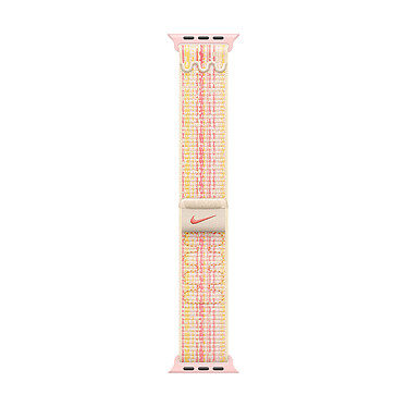Hebilla Apple Sport Nike Lumière Stellaire/Rosa para Apple Watch 41 mm
