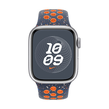 Opiniones sobre Muñequera deportiva Nike Blue Flame para Apple Watch 45 mm - M/L