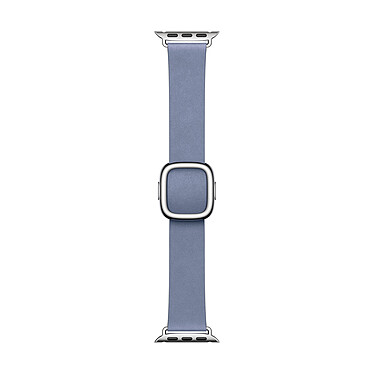 Bracciale Apple moderno con fibbia blu lavanda per Apple Watch 41 mm - M