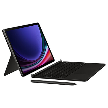 Buy Samsung Book Cover Keyboard EF-DX715 Black (for Samsung Galaxy Tab S9/S9 FE)