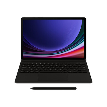 cheap Samsung Book Cover Keyboard EF-DX715 Black (for Samsung Galaxy Tab S9/S9 FE)