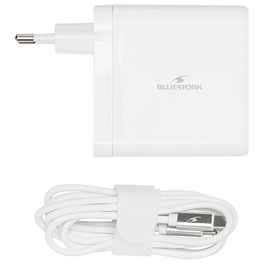 Bluestork Cargador USB-C 65W Blanco a bajo precio