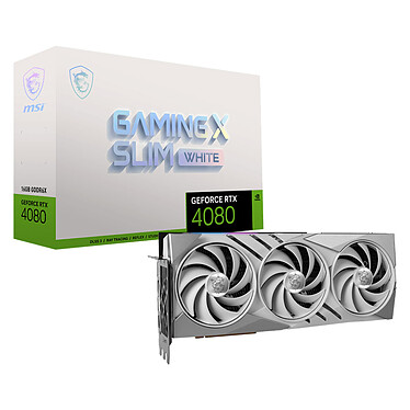 MSI GeForce RTX 4080 16GB GAMING X SLIM WHITE