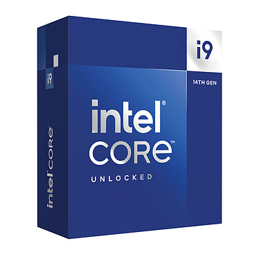 Intel Core i9-14900K (3.2 GHz / 5.8 GHz) Processeur 24-Core (8 Performance-Cores + 16 Efficient-Cores) 32-Threads Socket 1700 Cache L3 36 Mo Intel UHD Graphics 770 0.010 micron (version boîte sans ventilateur - garantie Intel 3 ans)