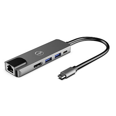 Mobility Lab Hub Adaptador USB-C 5 en 1 con Power Delivery 100 W