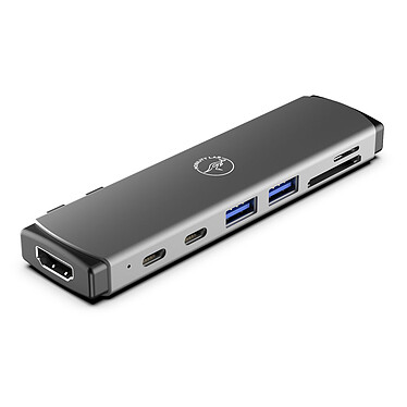 Mobility Lab Hub Adaptador USB-C 7 en 2 con Power Delivery 100 W