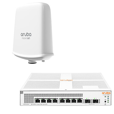 HPE Networking Instant On AP17 (R2X11A) + Aruba Instant On 1930 8G 124W (JL681A)