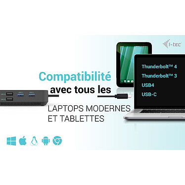 i-tec USB-C HDMI Dual Display DS + Power Delivery 100W pas cher