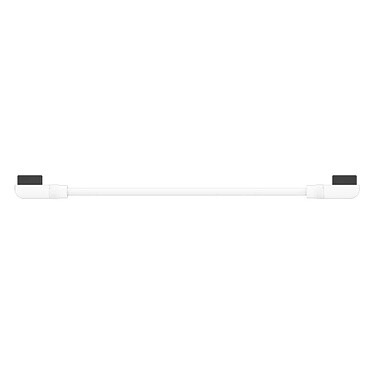 Avis Corsair iCue Link Slim 90° connectors Cable 135 mm (x 2) - Blanc