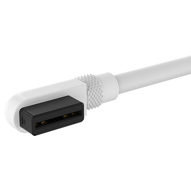 Buy Corsair iCue Link Slim 90° connectors Cable 135 mm (x 2) - White