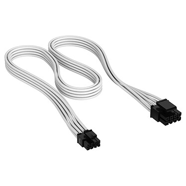 Cable de alimentación Corsair Premium EPS12V de 8 patillas Tipo 5 Gen 5 - Blanco