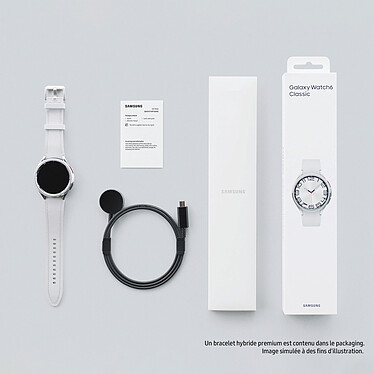 Samsung Galaxy Watch6 Classic BT (47 mm / Argent) pas cher