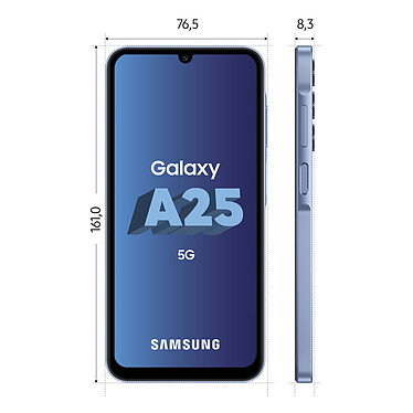 Avis Samsung Galaxy A25 5G Bleu (8 Go / 256 Go)
