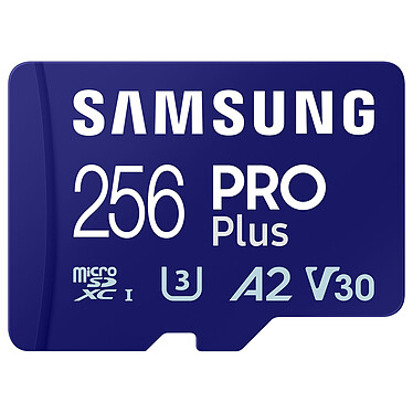 Samsung Pro Plus microSD 256 Go pas cher