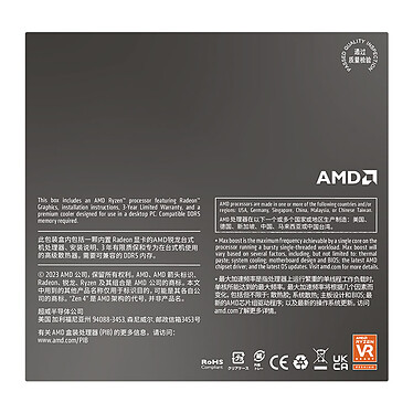 Acheter AMD Ryzen 5 8600G Wraith Stealth (4.3 GHz / 5.0 GHz)