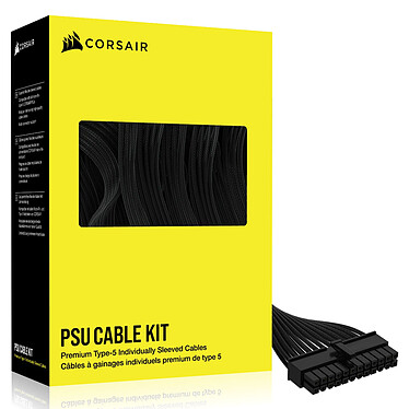Corsair Premium Type 5 Gen 5 Starter Cable Kit - Black