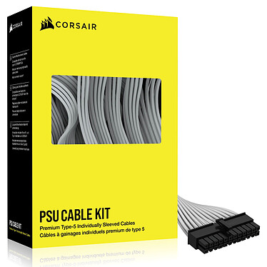Kit de cables de inicio Corsair Premium Type 5 Gen 5 - Blanco
