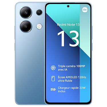 Xiaomi Redmi Note 13 4G Bleu (8 Go / 256 Go)