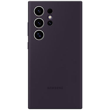 Funda de silicona Samsung Galaxy S24 Ultra Morado Oscuro