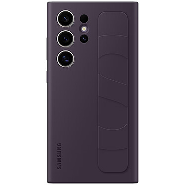 Samsung Coque Silicone Lanière Violet Galaxy S24 Ultra