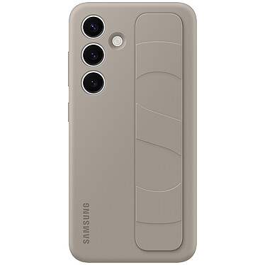 Samsung Coque Silicone Lanière Taupe Galaxy S24