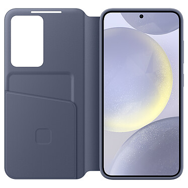 Avis Samsung Smart View Wallet Case Violet Galaxy S24