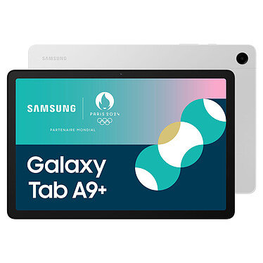 Samsung Galaxy Tab A9+ 11" SM-X210 64 Go Argent Wi-Fi Tablette Internet - Snapdragon 695 Octo-Core 2.2 GHz - RAM 4 Go - 64 Go - Écran 11" WUXGA - Wi-Fi/Bluetooth - Webcam - USB-C - 7040 mAh - Android 13