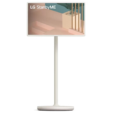LG StanbyME - 27ART10AKPL Téléviseur LED Tactile Full HD 27" (63 cm) - 1920 x 1080 pixels - HHDR10 Pro/HLG - Wi-Fi/Bluetooth/AirPlay 2 - Son 2.0 10W