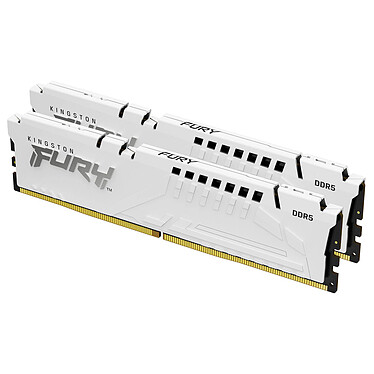 Kingston FURY Beast 32 Go (2 x 16 Go) DDR5 6000 MHz CL30 - Blanc