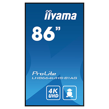 Avis iiyama 85.6" LED - ProLite LH8664UHS-B1AG