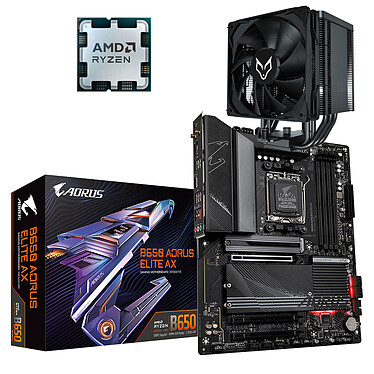 Kit di aggiornamento PC AMD Ryzen 5 7600X Gigabyte B650 AORUS ELITE AX