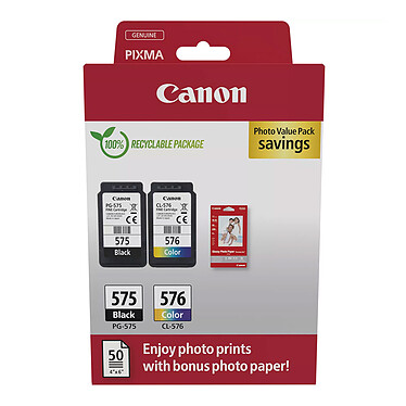 Canon PG-575 + CL-576 - Multipack (Negro y Color)