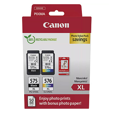 Canon PG-575XL + CL-576XL - Multipack (Black and Colour)