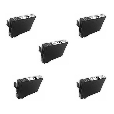 Pack of 5 E-503XLB Black cartridges