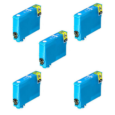 Pack of 5 E-603XLC Cyan cartridges