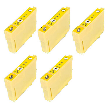 Pack of 5 E-603XLY cartridges