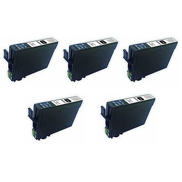 Pack of 5 E-604XLB cartridges Black