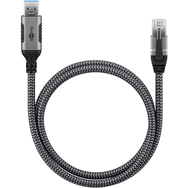 Acquista Goobay Cavo Ethernet USB-A 3.0 a RJ45 - M/M - 3 m