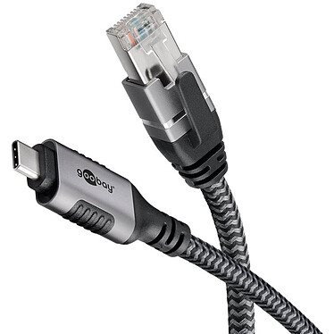 Goobay Cable Ethernet USB-C 3.1 a RJ45 CAT 6 FTP - M/M - 2 m