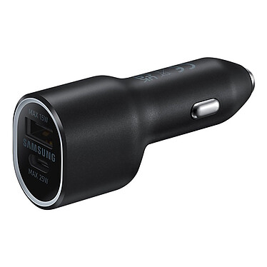 Samsung Chargeur Allume Cigare Car Charger Duo 40W - Noir