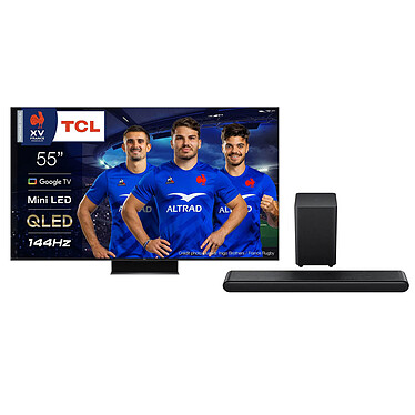 TCL 55C843 + TCL S643W