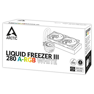 Arctic Liquid Freezer III 280 A-RGB (Bianco) economico