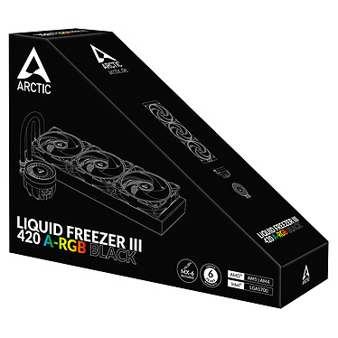 Arctic Liquid Freezer III 420 A-RGB (Noir) pas cher