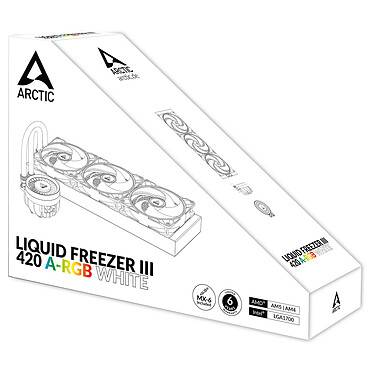 Arctic Liquid Freezer III 420 A-RGB (Blanc) pas cher