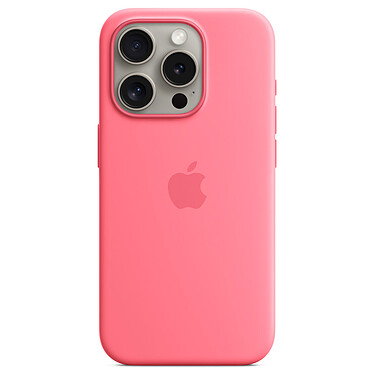 Apple Silicone Case with MagSafe Pink Apple iPhone 15 Pro